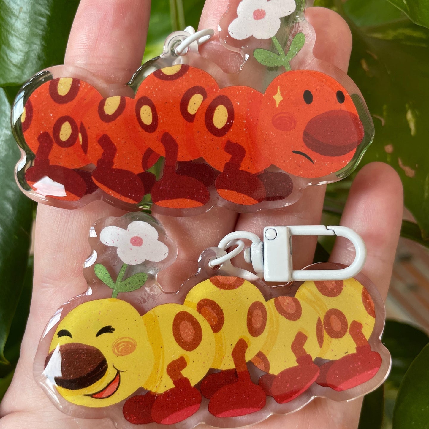 Llavero Floruga Doble Diseño | Keyring Keychain Acrilico colgante regalo llaves mochila Keychain