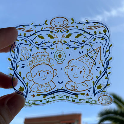 Wirt & Greg Suncatcher, OTGW Pegatina atrapasol reutilizable para ventana