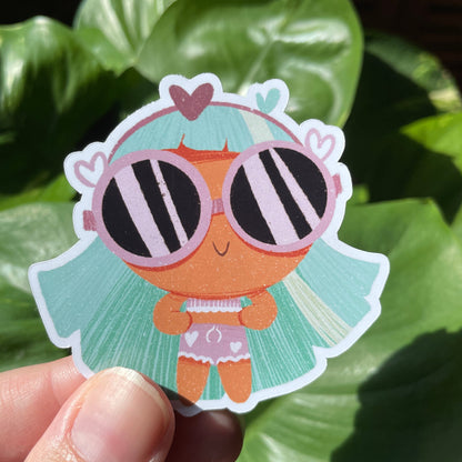 Pack Pegatinas Cristal Las Supernenas | Bliss The Powerpuff Girls Stickers Pack | Cartoon Network Fanart | Las Chicas Superpoderosas