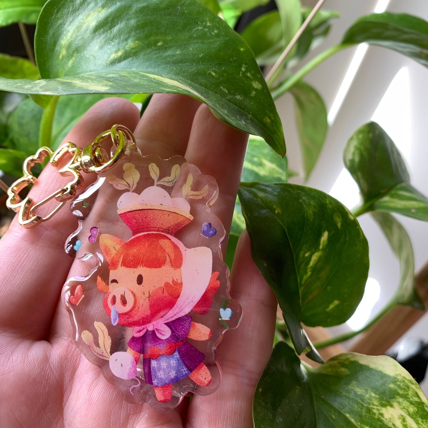 Daisy Mae Keyring | Juliana llavero | Animal Crossing Llavero | New Horizons | Llavero colgante regalo llaves mochila Keychain