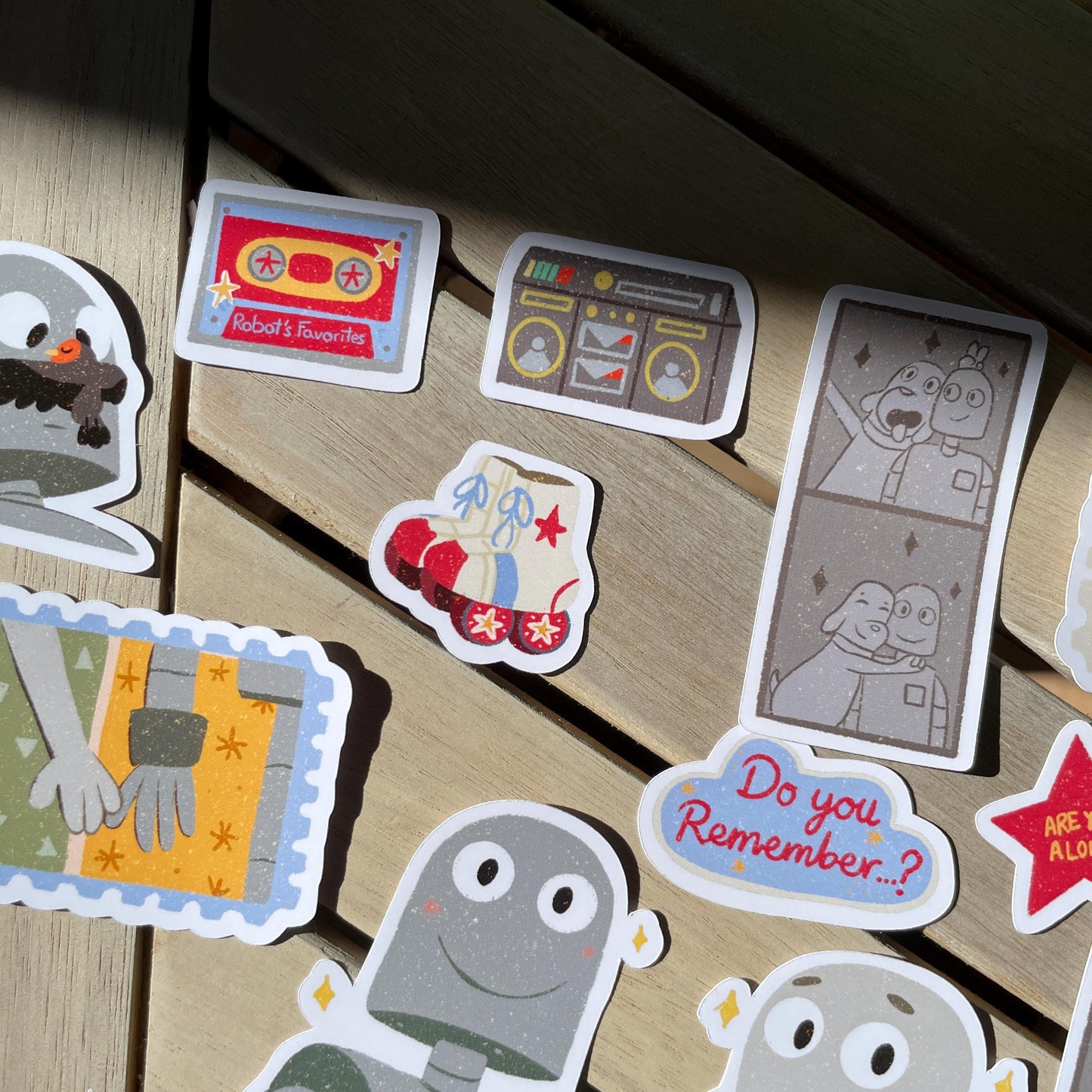 Pack Pegatinas Robot Dreams | Stickers Pack | Fanart