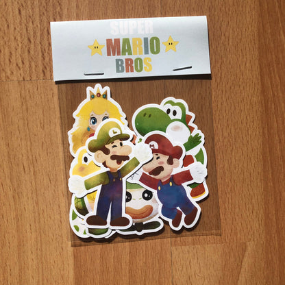 Pack Pegatinas Super Mario Bros | Stickers Pack | Fanart Nintendo