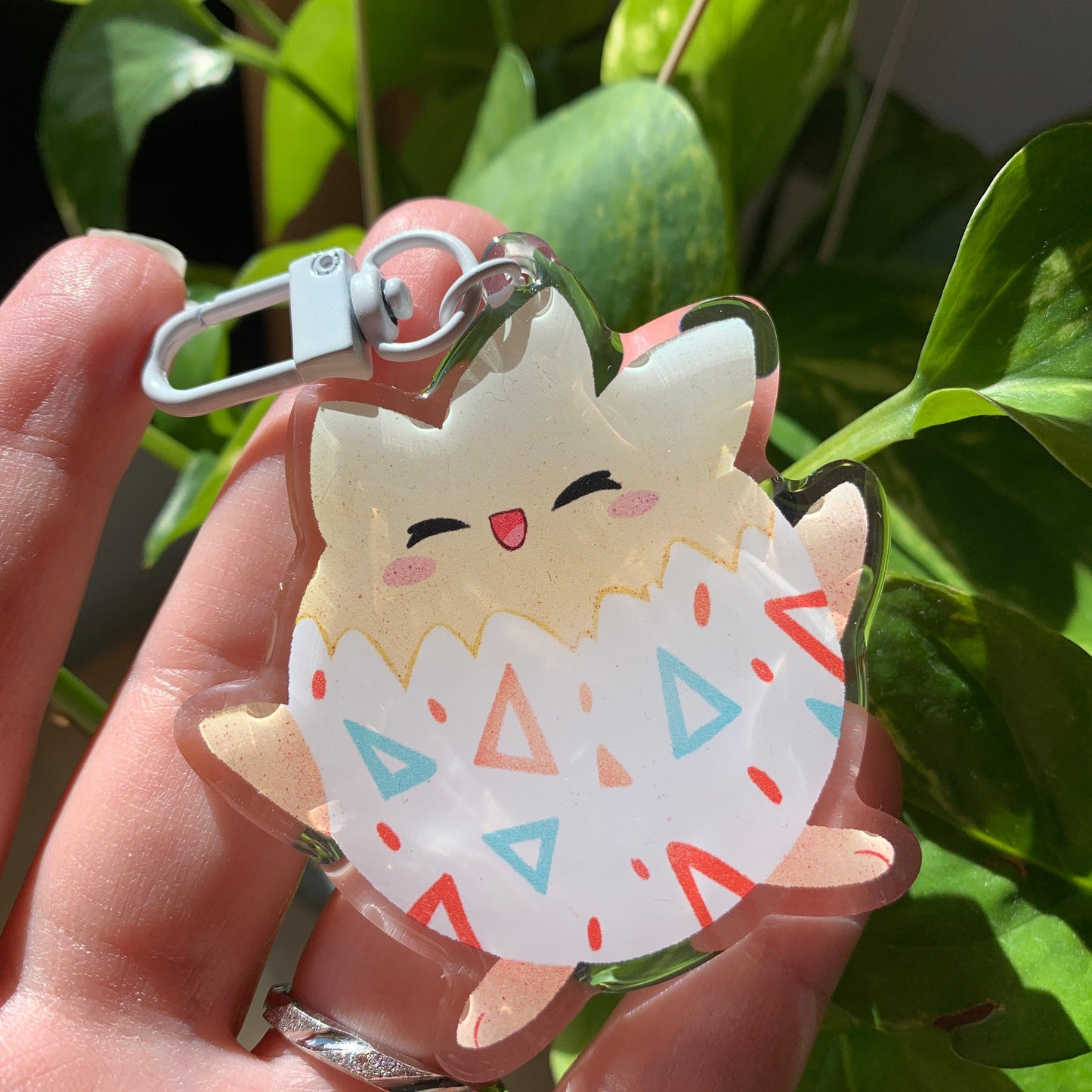 Togepi-Poke Keyring | llavero | Fanart colgante regalo llaves mochila