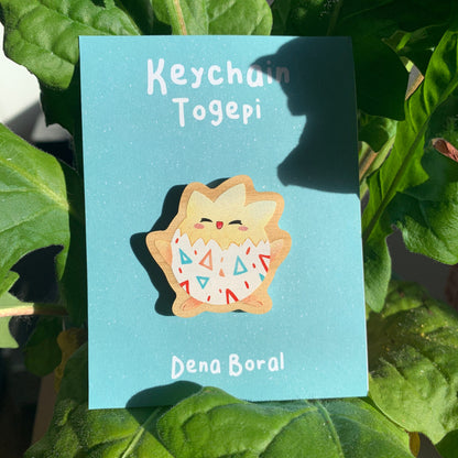 Pin de Madera Togepi-poke | Togepi-poke Wooden Pin Badge | togepi-poke
