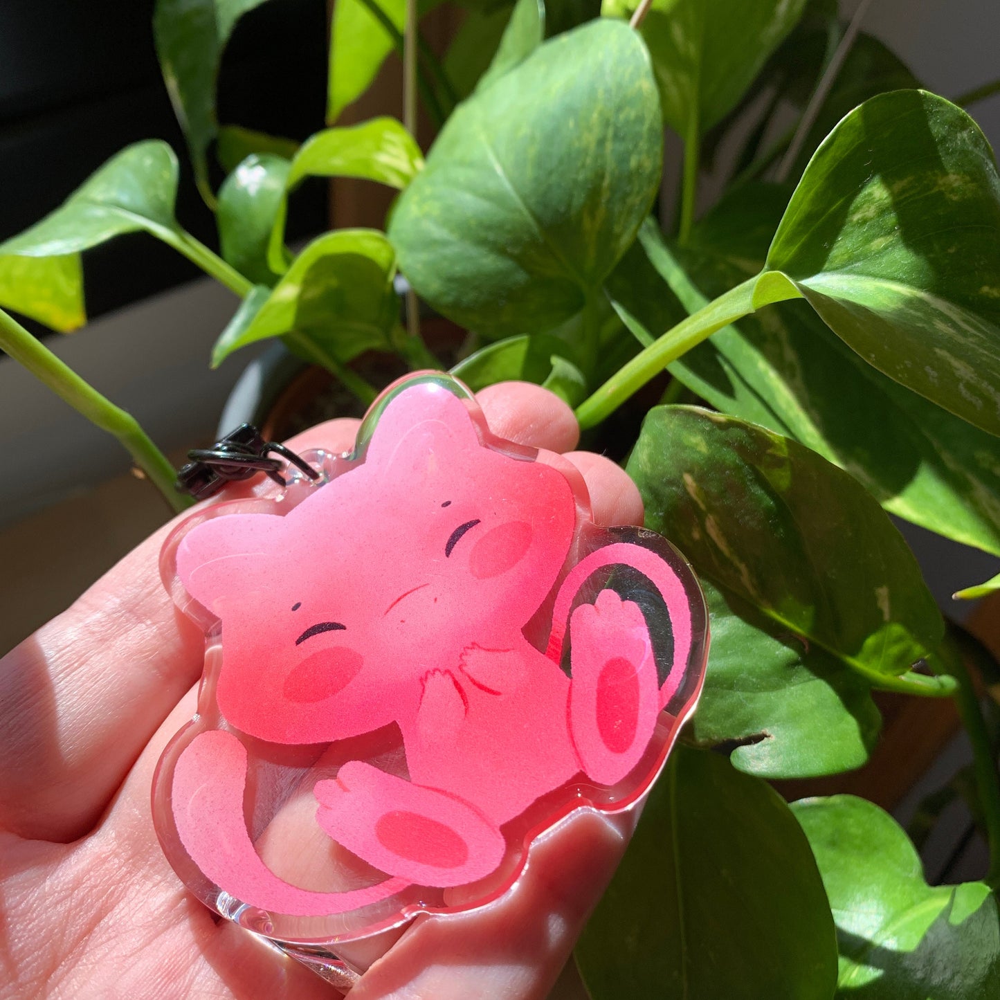 Mew-Poke Keyring | llavero | Fanart colgante regalo llaves mochila