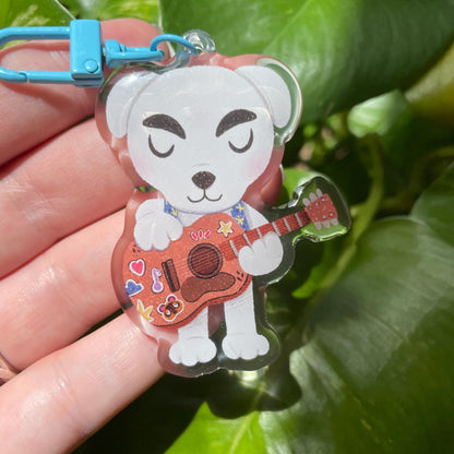 Totakeke Keyring | K.K. Slider Animal Crossing Llavero | New Horizons | Llavero colgante regalo llaves mochila Keychain
