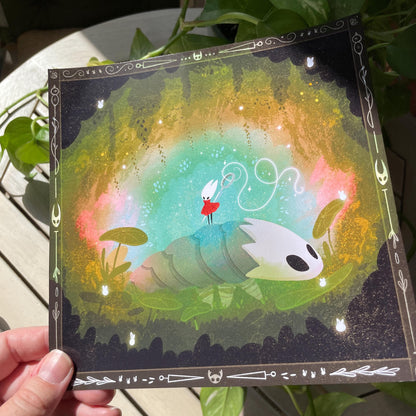 Print Hornet Silksong: Ilustración impresa de la colección Hollow Knight