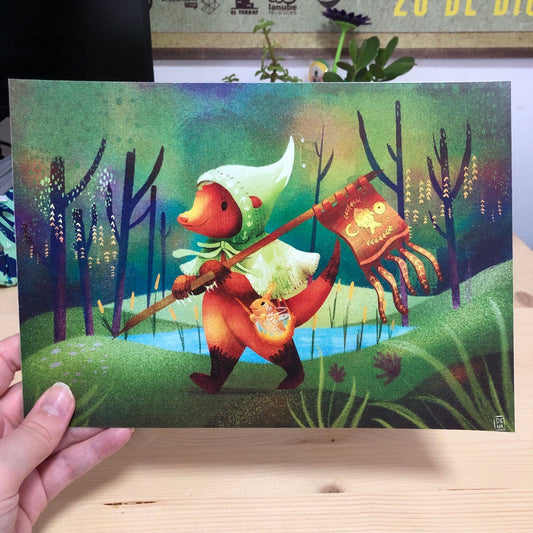 Print Bear | Illustration | Ilustracion | Original Character | OC | Art Print | Draw