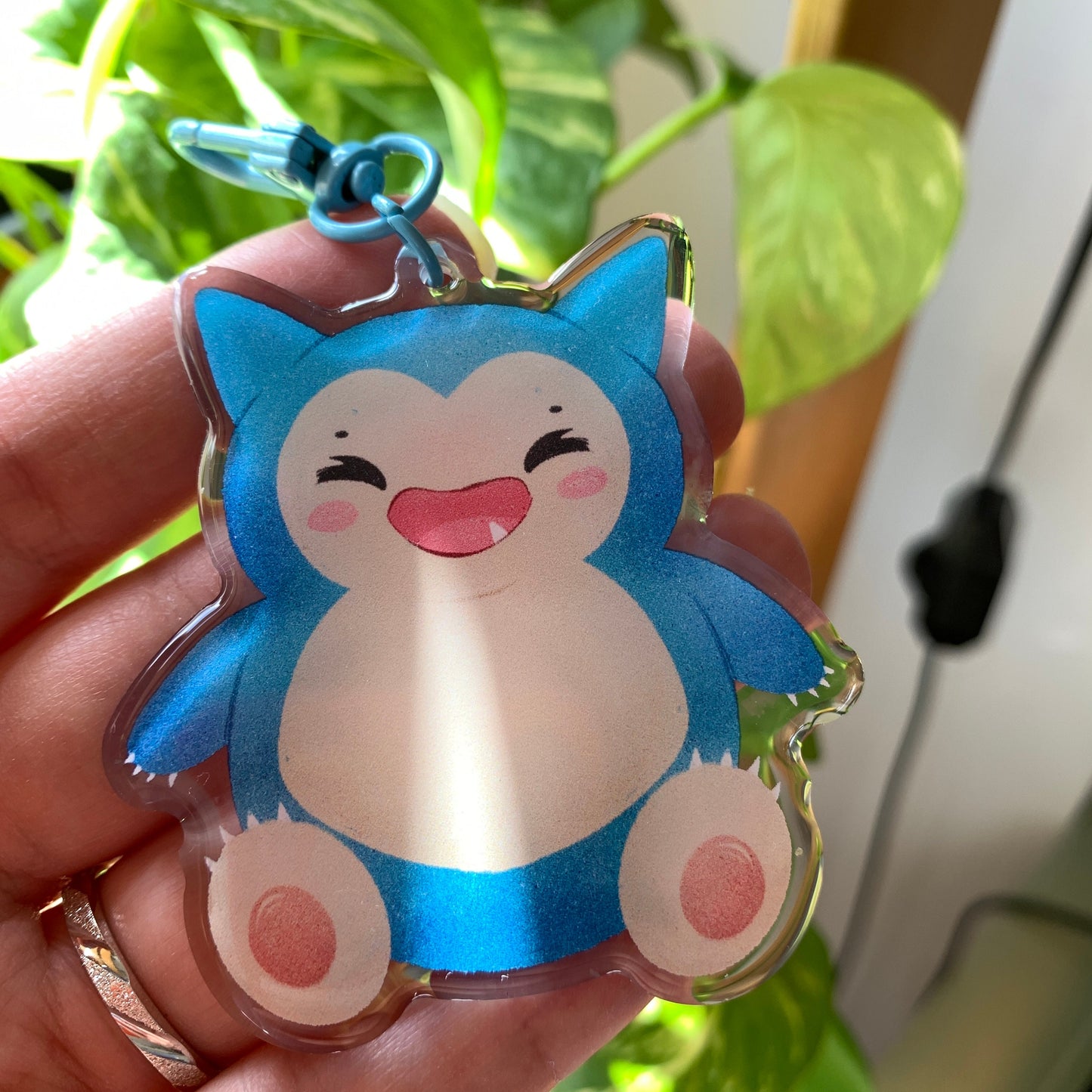 Snorlax-Poke Keyring | llavero | Fanart colgante regalo llaves mochila