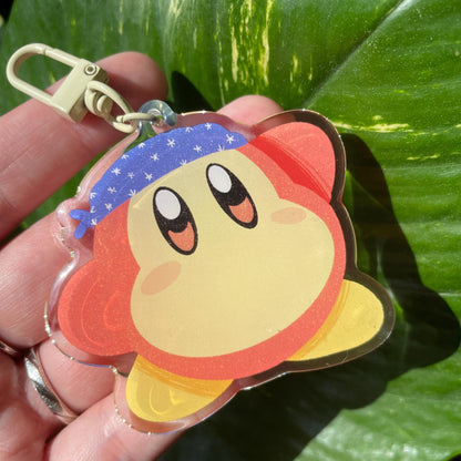 Llavero Waddle Dee Kirby |Keyring Keychain Acrilico colgante regalo llaves mochila Keychain