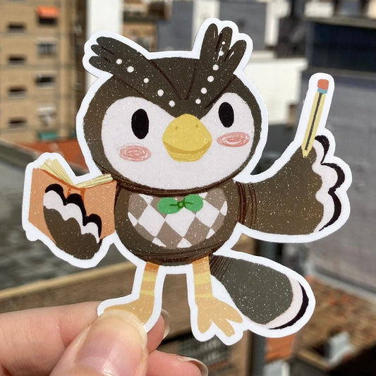 Pegatina Socrates Animal Crossing New Horizons | Cuaderno Decoración iPad Portatil Stickers Removible