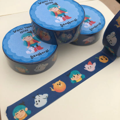 Hilda Washi Tape | Hilda The Series Planner Tapes Handmade | Netflix Fanart Gift Card Design Gift Packaging | Cute Pattern Decorative Tape