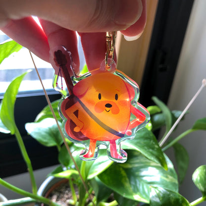 Jake Adventure Time Keyring | Jake el perro Hora de Aventuras llavero acrilico | Fanart Llavero colgante regalo llaves mochila Keychain