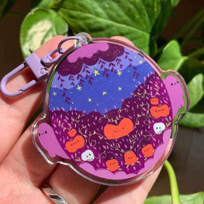 Llavero Halloween murciélago negro | Tamagotchi shaker