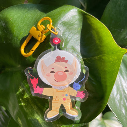 Llavero Olimar | Capitan Olimar Pikmin Keyring Keychain Acrilico colgante regalo llaves mochila Keychain