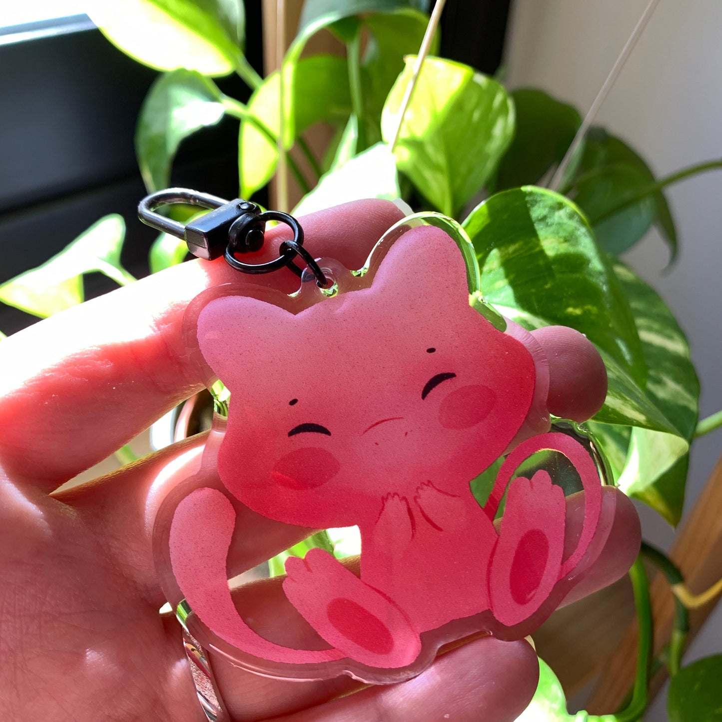 Mew-Poke Keyring | llavero | Fanart colgante regalo llaves mochila
