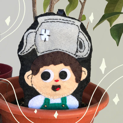 Wirt & Greg Mas allá del Jardín | Adorno de fieltro hecho a mano, diseño original. Decoración Arbol de Navidad Over The Garden Wall