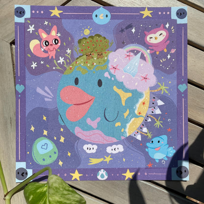 Print Tamagotchi Paradise de la colección de ilustraciones "Welcome Tamagotchi Paradise"