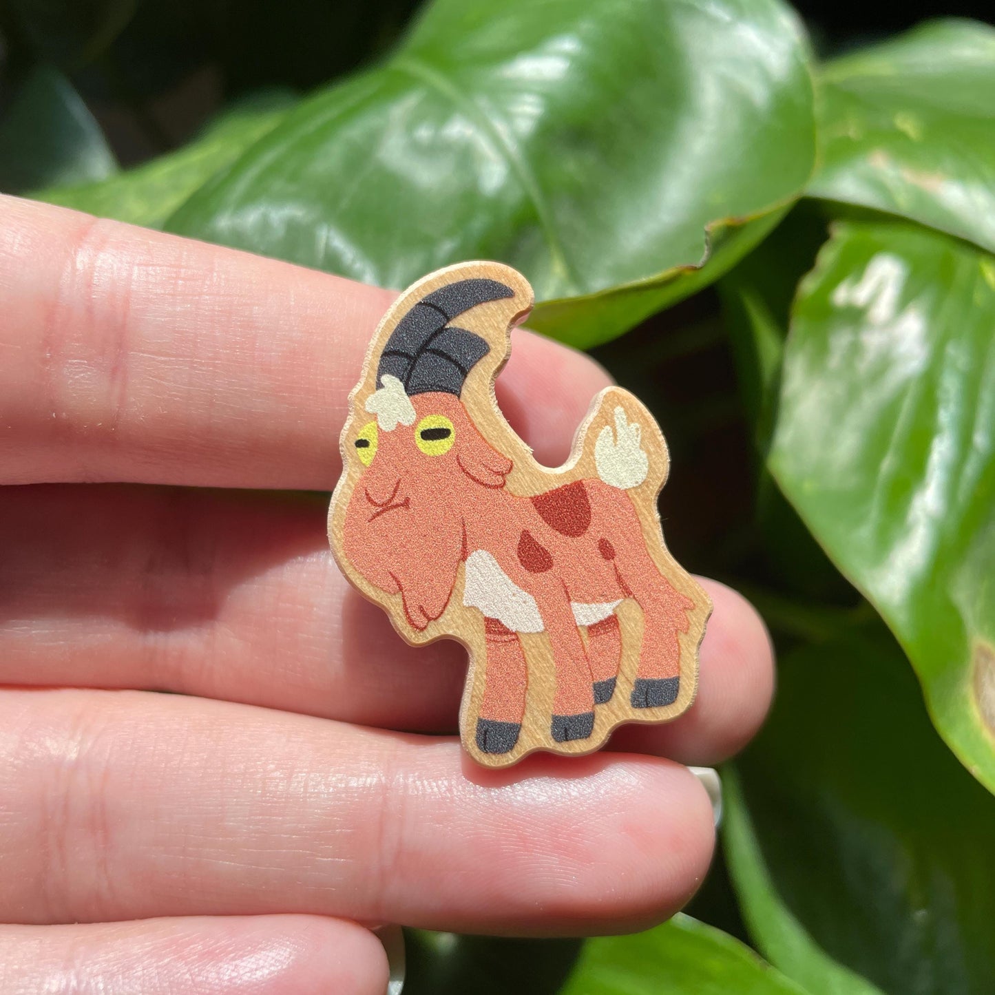 Gompers Gravity Falls Pin de Madera Natural