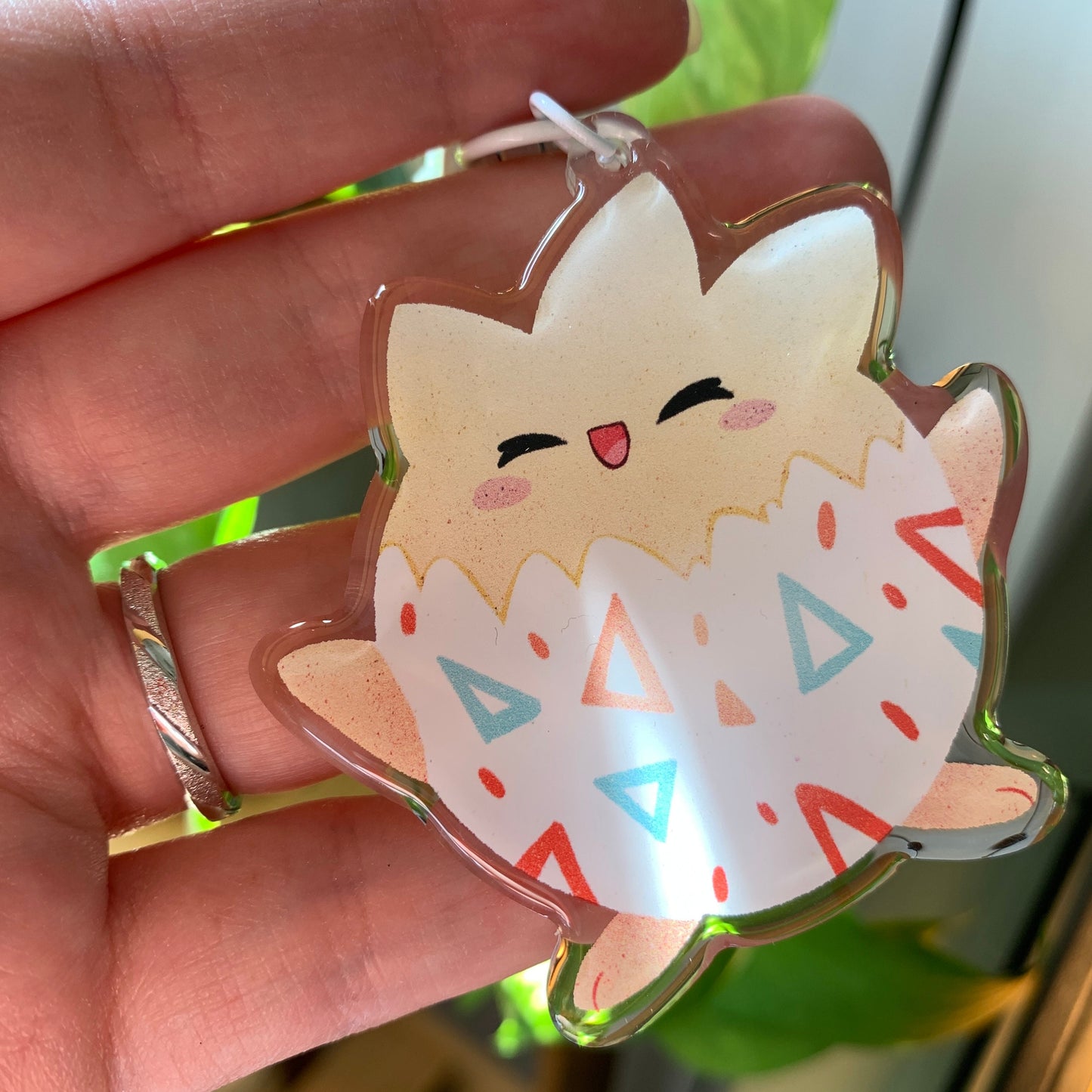 Togepi-Poke Keyring | llavero | Fanart colgante regalo llaves mochila