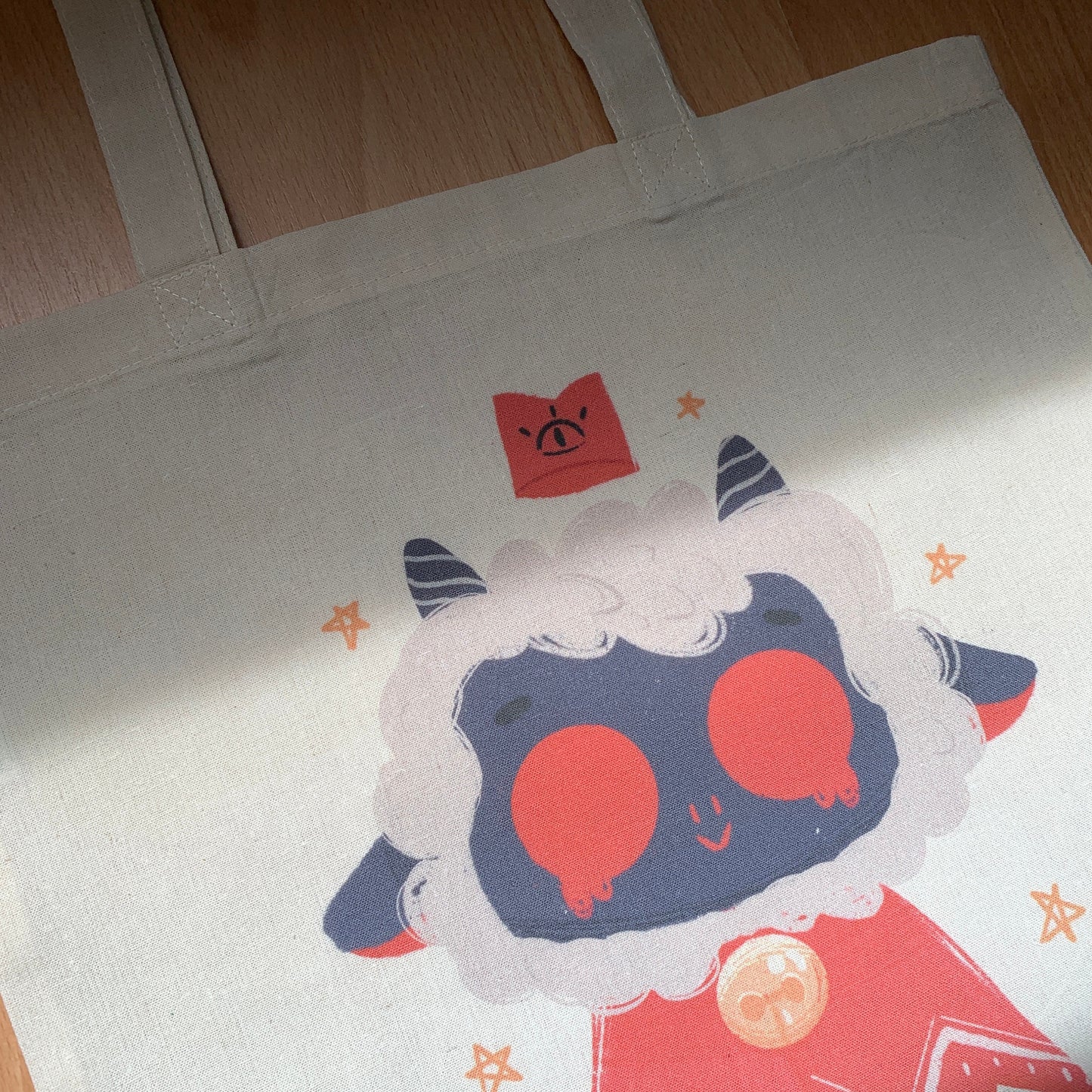 Tote Bag Cult Of The Lamb | Bolsa Tela Fanart Cult Of The Lamb | Fan Art 100% Algodón 40x40cm 16x16inch