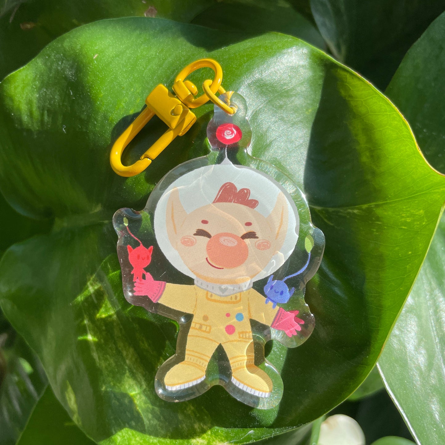 Llavero Olimar | Capitan Olimar Pikmin Keyring Keychain Acrilico colgante regalo llaves mochila Keychain