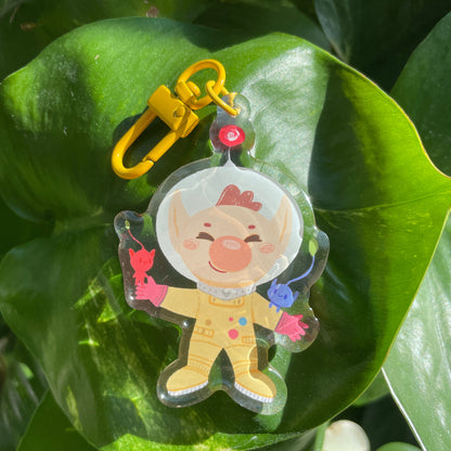 Llavero Olimar | Capitan Olimar Pikmin Keyring Keychain Acrilico colgante regalo llaves mochila Keychain