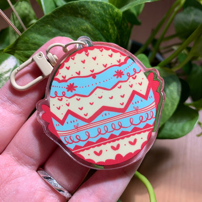 Llavero pollito en huevo de pascua  | Tamagotchi shaker