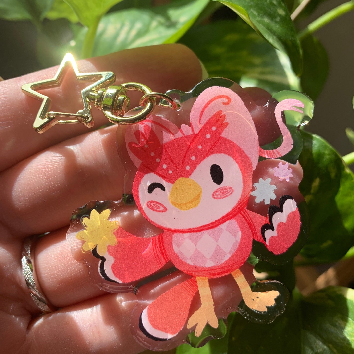 Celeste Keyring | Celeste llavero | Animal Crossing Llavero | New Horizons | Llavero colgante regalo llaves mochila Keychain