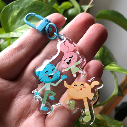 Gumball Llavero | Colgante regalo llaves mochila Keychain Keyring