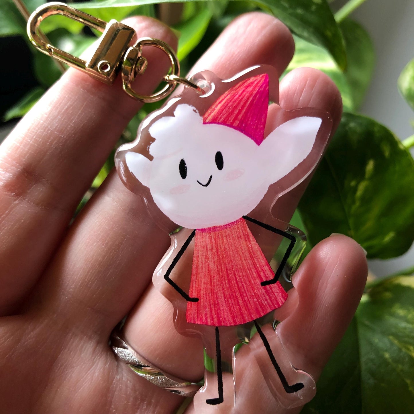 Alfur Keyring | Hilda llavero | Fanart Netflix Hilda the Series | Llavero colgante regalo llaves mochila
