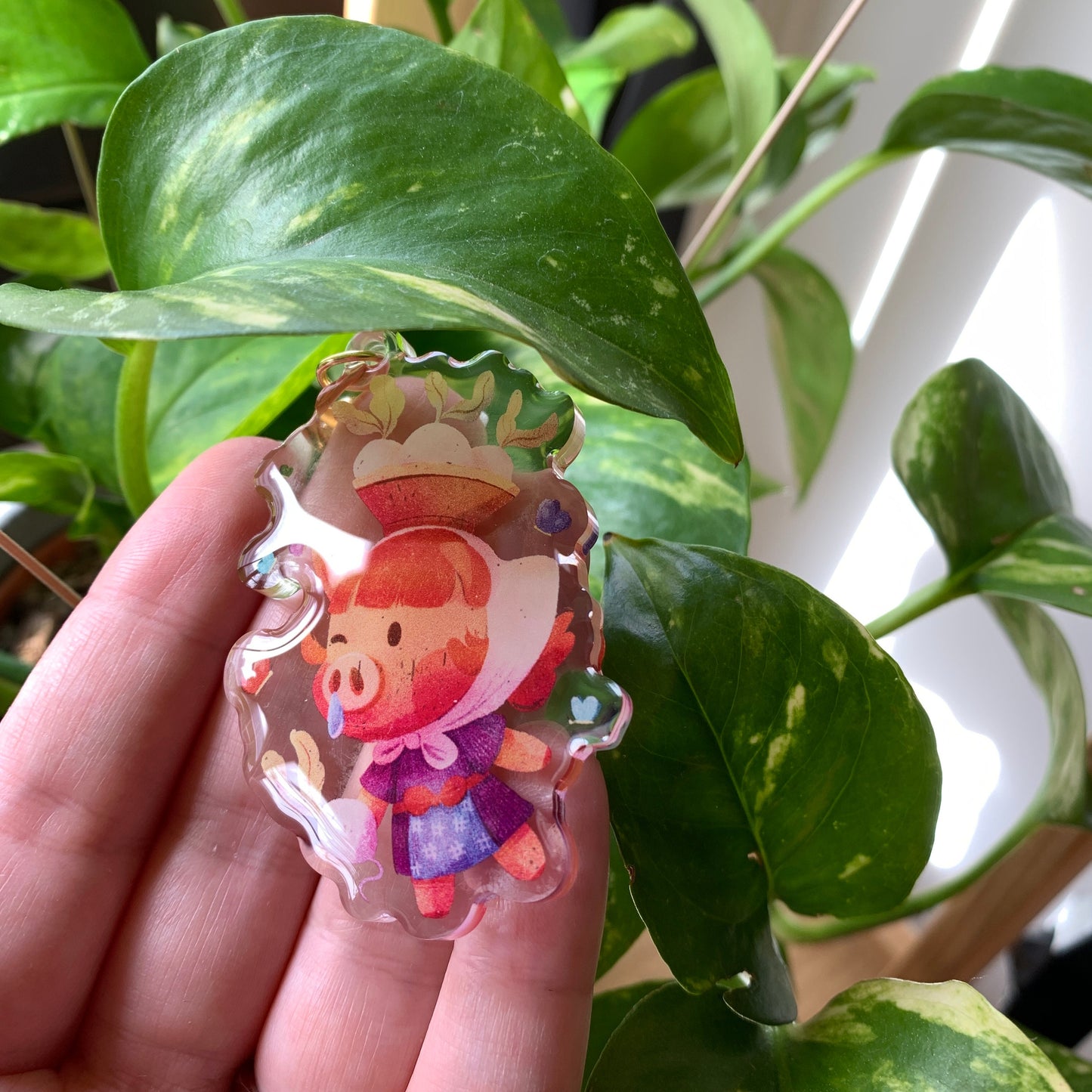 Daisy Mae Keyring | Juliana llavero | Animal Crossing Llavero | New Horizons | Llavero colgante regalo llaves mochila Keychain