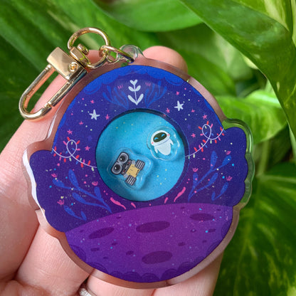 Shaker Wall-E & EVA | Tamagotchi Llavero Colgante