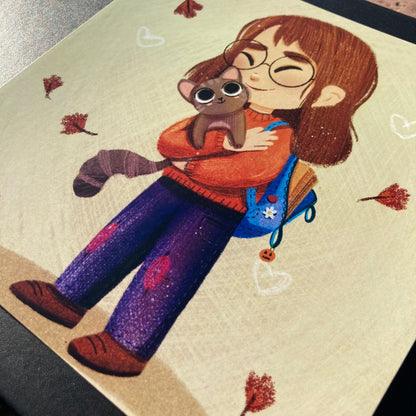 Print Cat Girl | Illustration | Ilustracion | Original Character | OC | Art Print | Draw