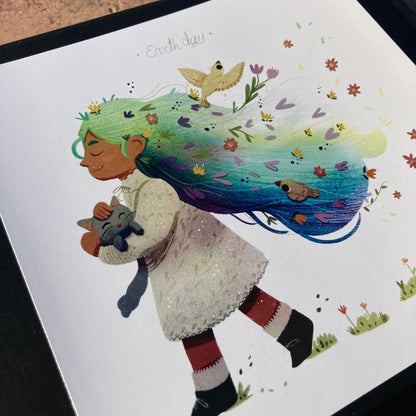 Print Earth Day | Illustration | Ilustracion | Original Character | OC | Art Print | Draw