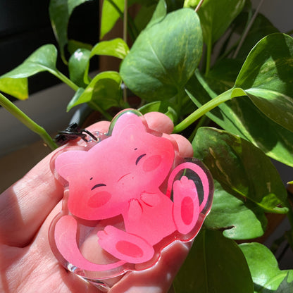 Mew-Poke Keyring | llavero | Fanart colgante regalo llaves mochila