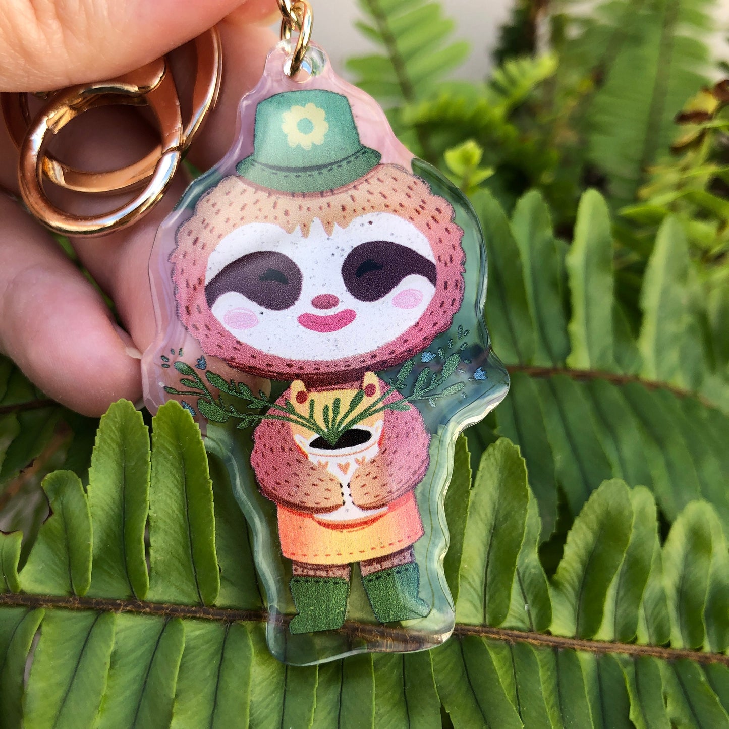 Leif Keyring | Gandulio llavero | Animal Crossing Llavero | New Horizons | Llavero colgante regalo llaves mochila Keychain