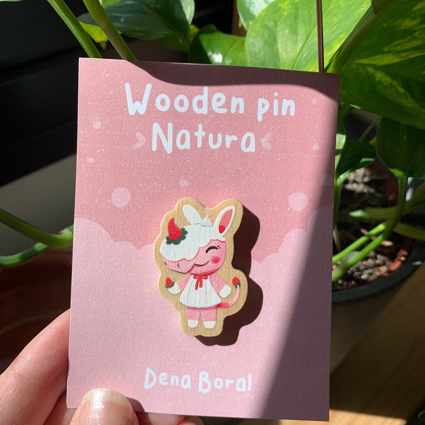 Pin de madera natural, Natura Animal Crossing New Horizons, Nintendo Switch Merengue