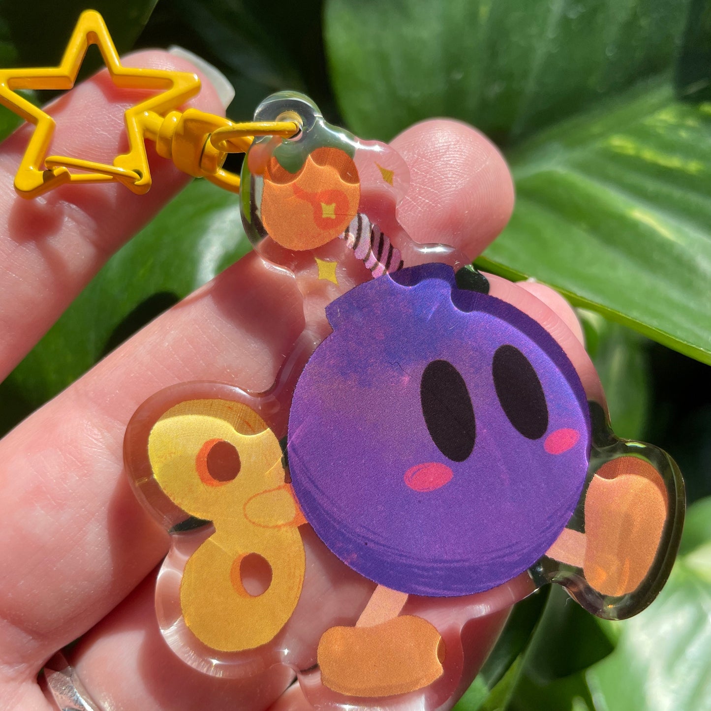 Llavero Bob-Omb | Keyring Keychain Acrilico colgante regalo llaves mochila Keychain