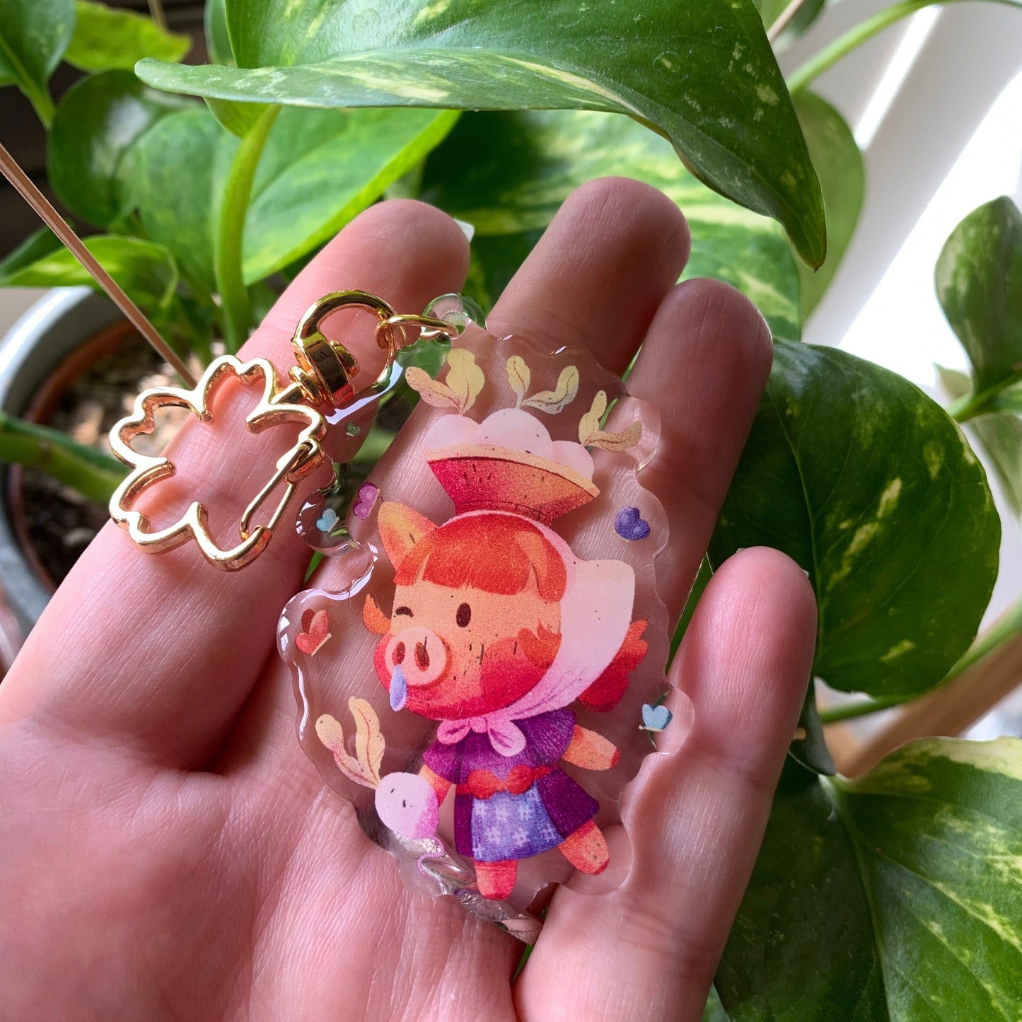 Daisy Mae Keyring | Juliana llavero | Animal Crossing Llavero | New Horizons | Llavero colgante regalo llaves mochila Keychain