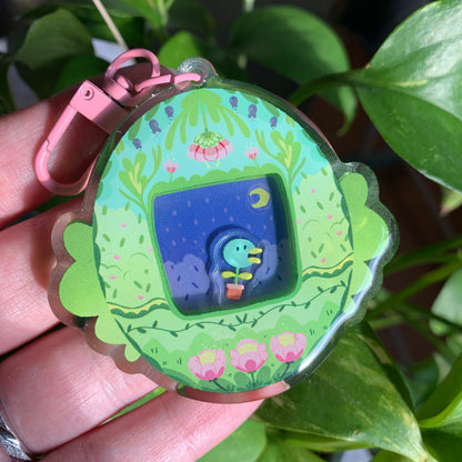 Llavero flores fanart | Tamagotchi shaker
