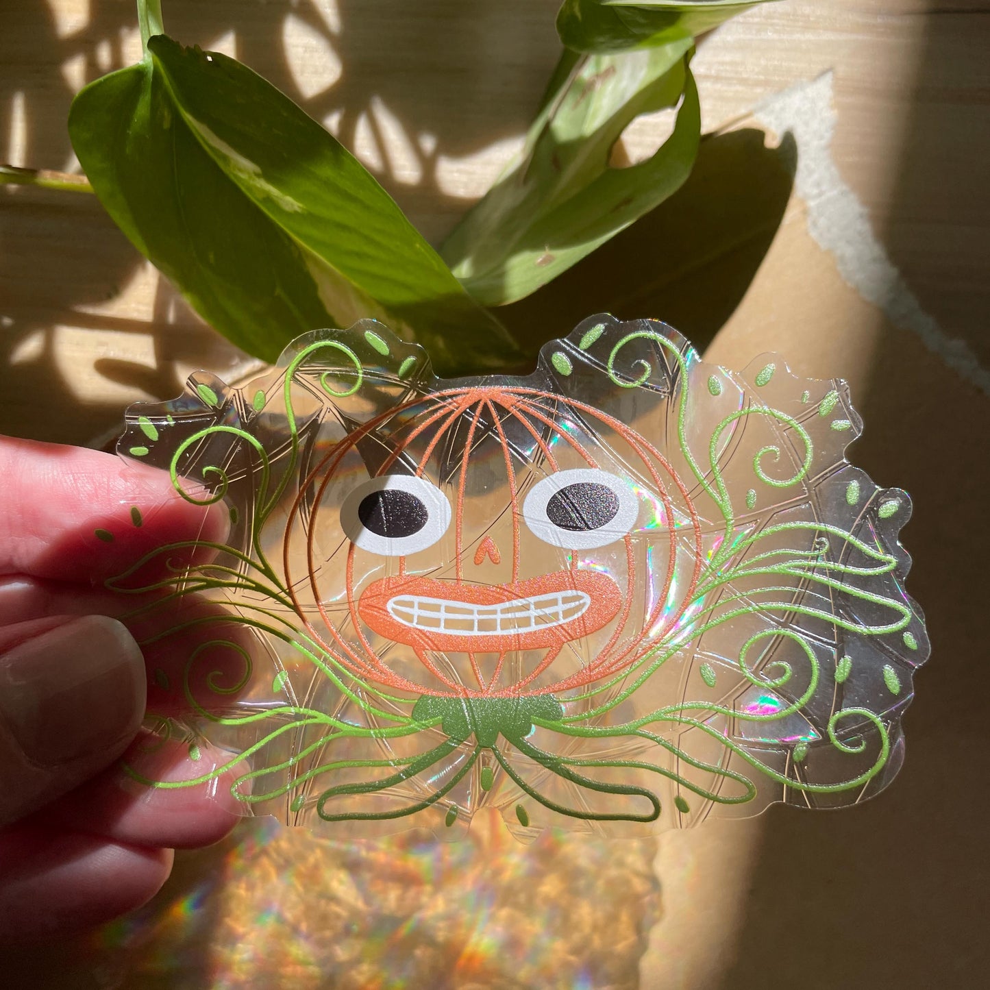 Enoch Suncatcher, OTGW Pegatina atrapasol reutilizable para ventana