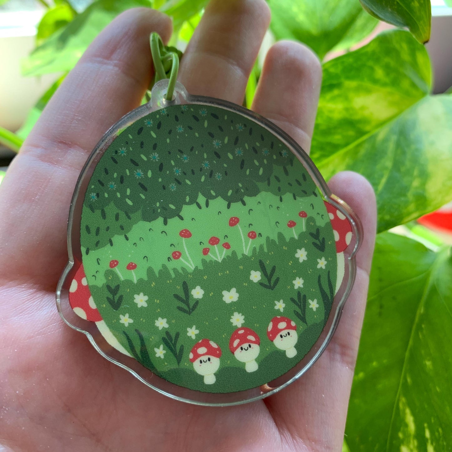 Shaker Champiñon Llavero | Tamagotchi shaker Keychain Champiñones Mushroom Seta Silvestre