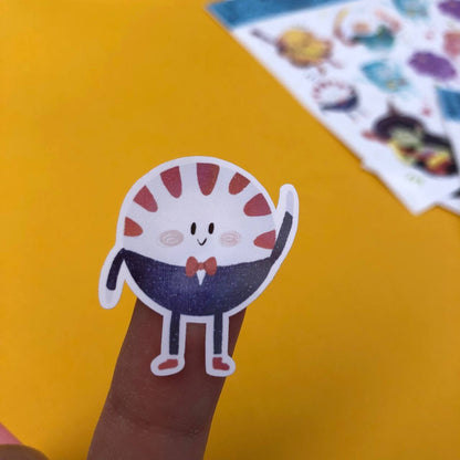 Pegatinas Hora de Aventuras Adventure Time | Hoja de pegatinas stickers decoración | Pack de pegatinas precortadas