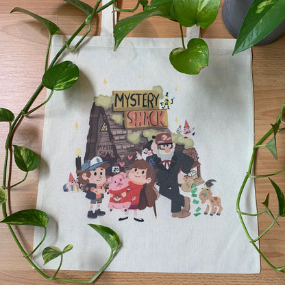 Tote Bag Gravity Falls Mistery Shack: 100% Algodón