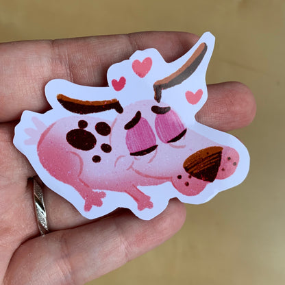 Pack Pegatinas Agallas el Perro Cobarde | Courage the Cowardly Dog Stickers Pack | Fanart