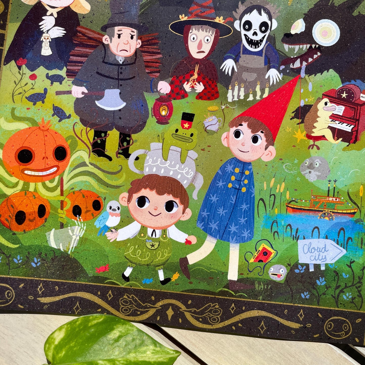 Print Over The Garden Wall World:  Fanart de la colección de ilustraciones "Over The Garden Wall"