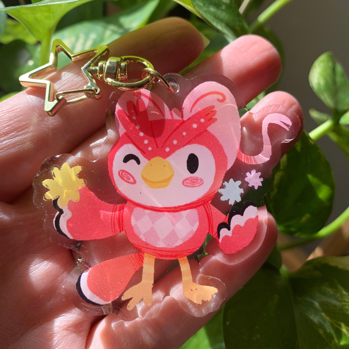Celeste Keyring | Celeste llavero | Animal Crossing Llavero | New Horizons | Llavero colgante regalo llaves mochila Keychain