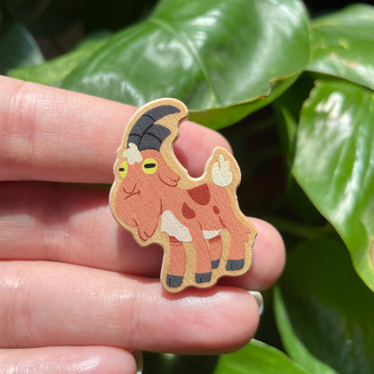 Gompers Gravity Falls Pin de Madera Natural