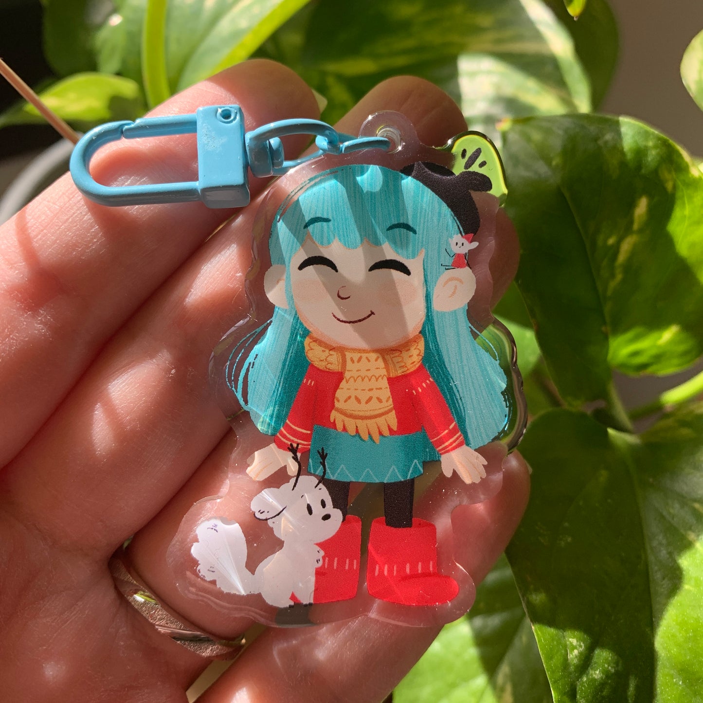 Hilda Keyring:  Hilda llavero del Fanart de la serie de Netflix Hilda the Series. Llavero colgante regalo para llaves o mochila